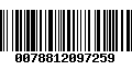 Código de Barras 0078812097259