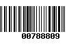 Código de Barras 00788809