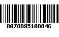 Código de Barras 0078895100846