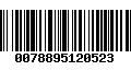 Código de Barras 0078895120523