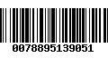 Código de Barras 0078895139051