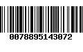 Código de Barras 0078895143072