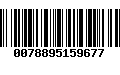 Código de Barras 0078895159677