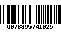 Código de Barras 0078895741025
