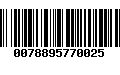 Código de Barras 0078895770025