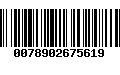 Código de Barras 0078902675619