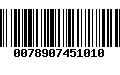 Código de Barras 0078907451010