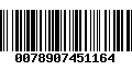 Código de Barras 0078907451164