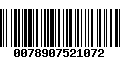 Código de Barras 0078907521072