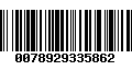 Código de Barras 0078929335862