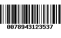 Código de Barras 0078943123537