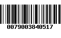 Código de Barras 0079003840517