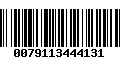 Código de Barras 0079113444131