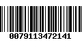 Código de Barras 0079113472141