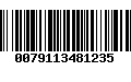 Código de Barras 0079113481235