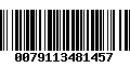 Código de Barras 0079113481457