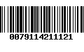 Código de Barras 0079114211121