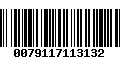 Código de Barras 0079117113132