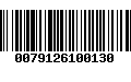 Código de Barras 0079126100130