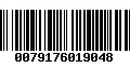 Código de Barras 0079176019048