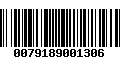 Código de Barras 0079189001306