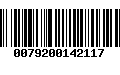 Código de Barras 0079200142117