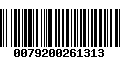 Código de Barras 0079200261313