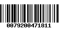 Código de Barras 0079200471811