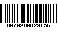 Código de Barras 0079200829056