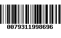 Código de Barras 0079311998696