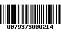 Código de Barras 0079373000214