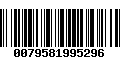 Código de Barras 0079581995296