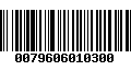 Código de Barras 0079606010300