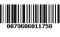 Código de Barras 0079606011758