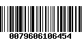 Código de Barras 0079606106454