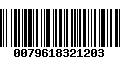Código de Barras 0079618321203