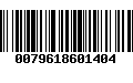 Código de Barras 0079618601404
