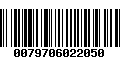 Código de Barras 0079706022050