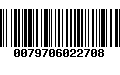 Código de Barras 0079706022708