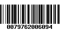 Código de Barras 0079762006094