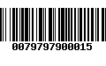 Código de Barras 0079797900015