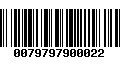 Código de Barras 0079797900022