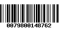 Código de Barras 0079800148762