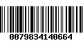 Código de Barras 0079834140664