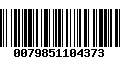 Código de Barras 0079851104373