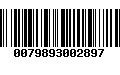 Código de Barras 0079893002897