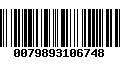 Código de Barras 0079893106748