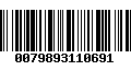 Código de Barras 0079893110691