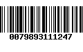 Código de Barras 0079893111247