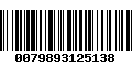 Código de Barras 0079893125138